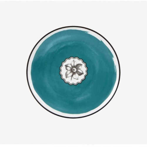 Vista Alegre Turkuaz Porselen Kahvaltı Tabağı 23 Cm Herbariae Collection 