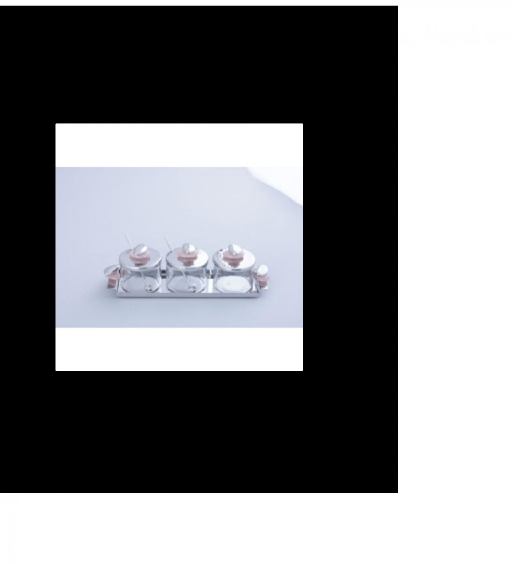 Pebble Stack 3 Jars And Tepsi 1STW-124459PS