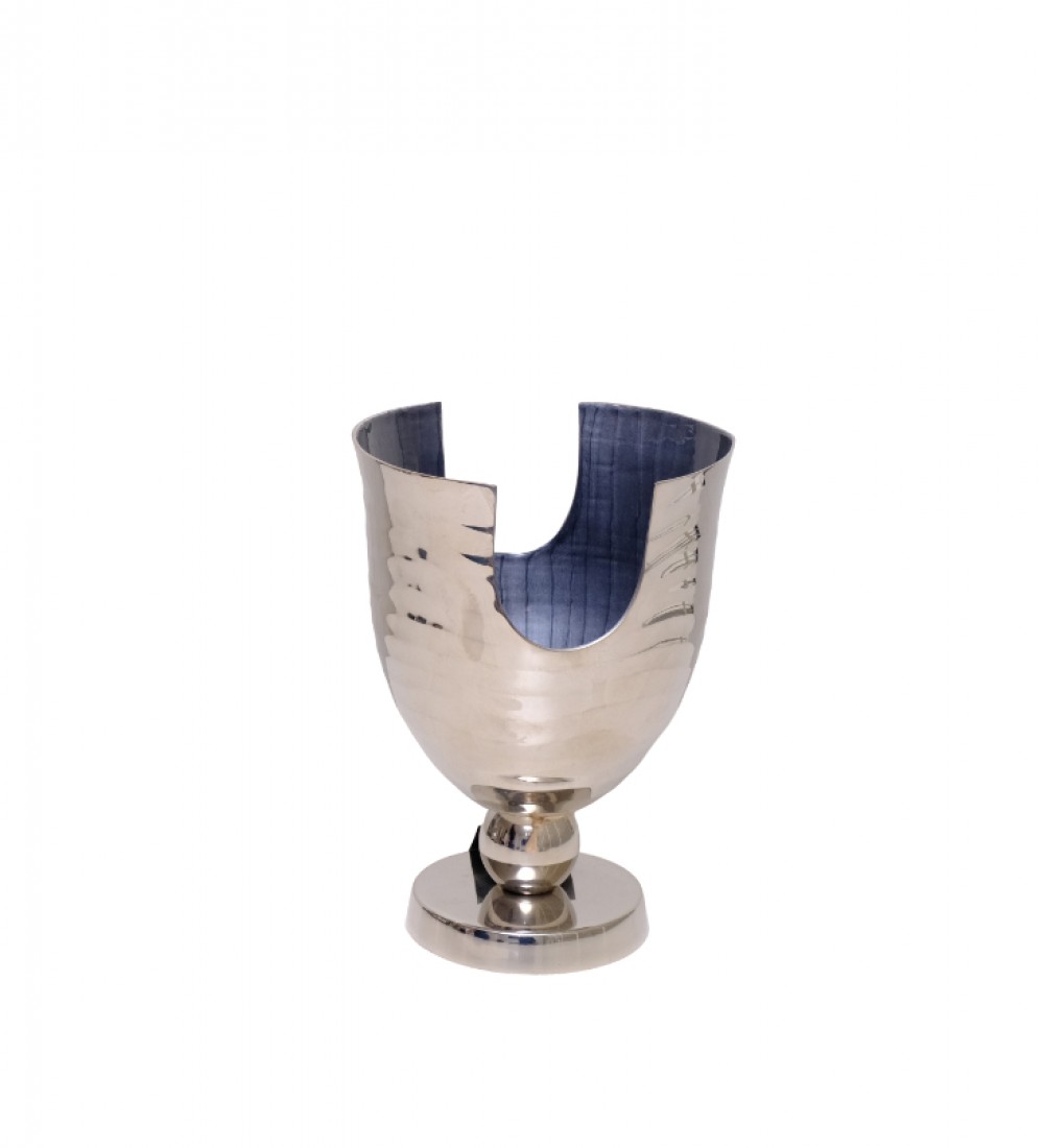 HB HOME CIARA GREY NICKEL  SMALL FRUIT BOWL 1AG-076S