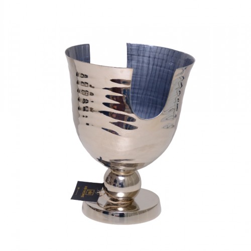 HB HOME CIARA GREY NICKEL LARGE FRUIT BOWL 1AG-076L