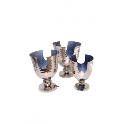 HB HOME CIARA GREY NCKEL MEDIUM FRUIT BOWL 1AG-076M