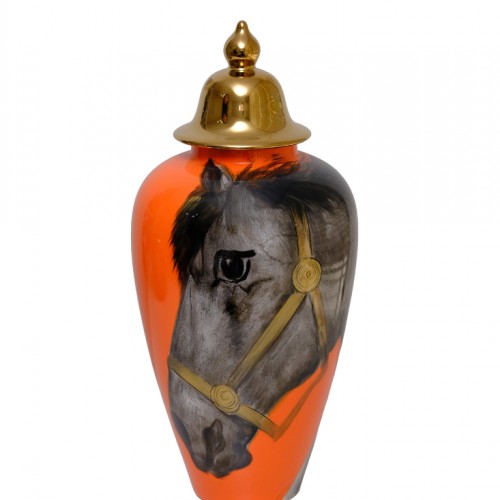 HB HOME AT DESENLİ TURUNCU RENK KAPAKLI KÜP KÜÇÜK 1HC-14261AT