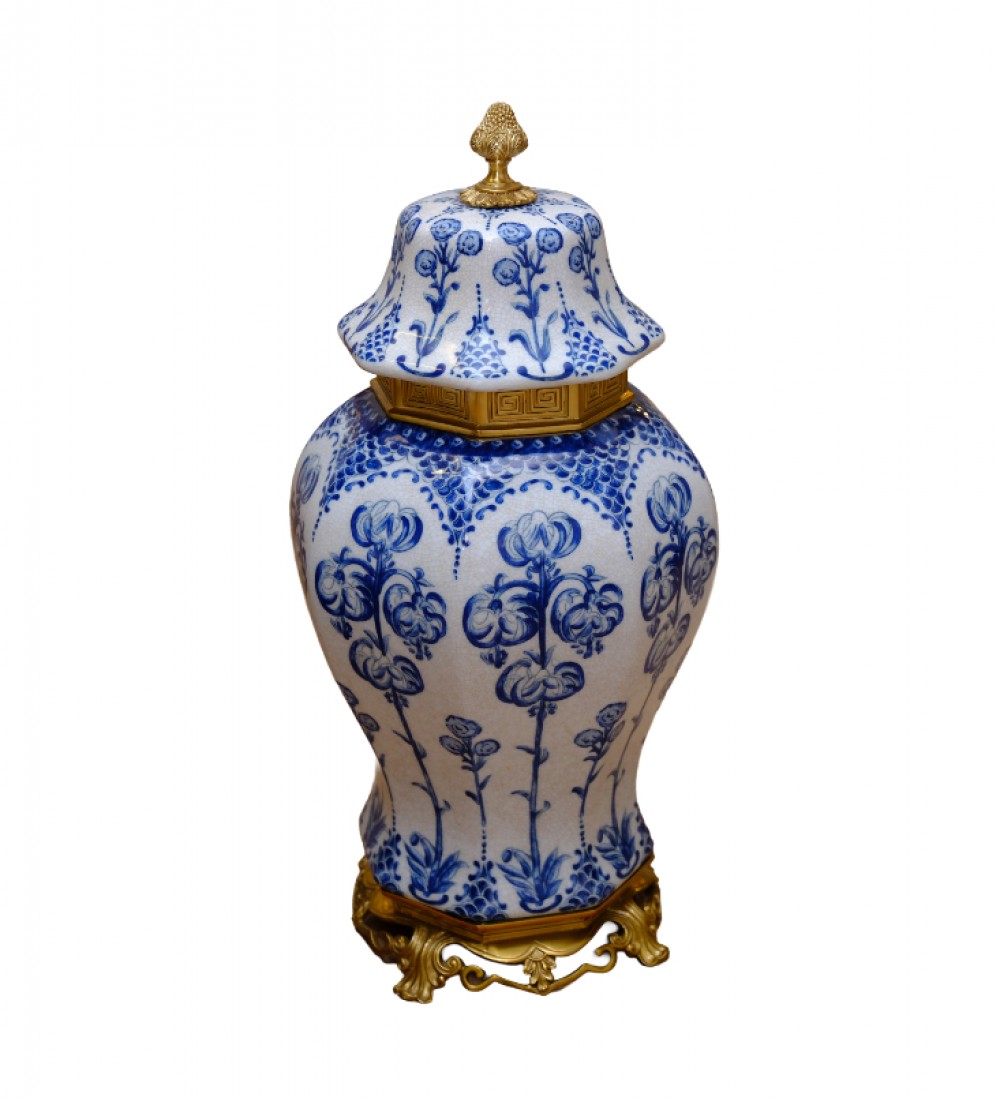 HB HOME  JULIUS BLUE BLANC VAZO 1QD-CTL-021