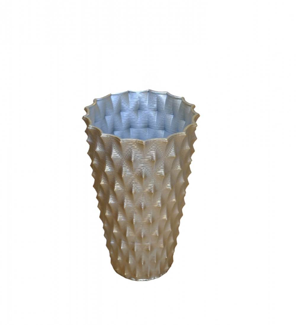 HB HOME SPİNOUS KÜÇÜK GOLD 3D VAZO 32CM 1QD-3D-036G
