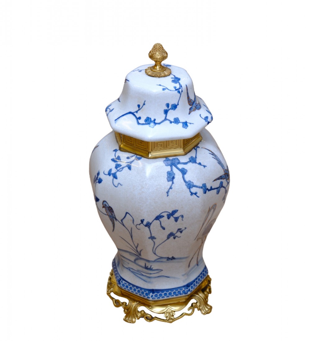 HB HOME LEYLEK DEKORATİF VAZO 1QD-CTL-013