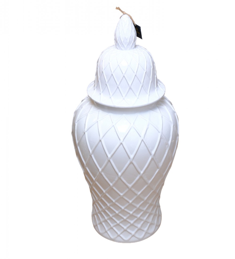 HB HOME BAKLAVA DESENLİ BEYAZ BÜYÜK KUP 1CPY-222LW