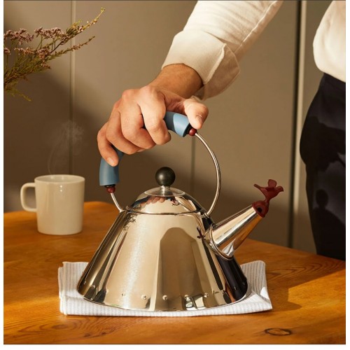 Alessi Kettle Kuş 2 Lt Mavi 