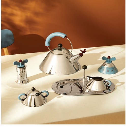 Alessi Kettle Kuş 2 Lt Mavi 