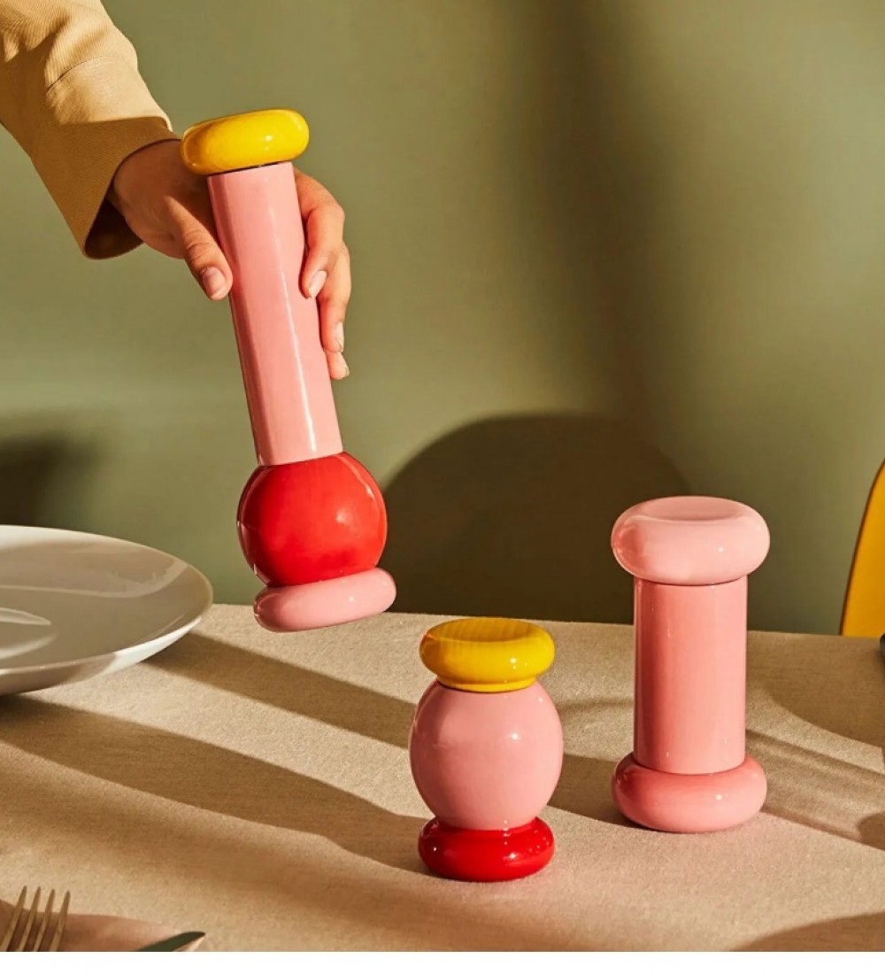 Alessi Values Tuz ve Karabiber Öğütücü Siyah