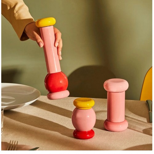 Alessi Values Tuz ve Karabiber Öğütücü Siyah