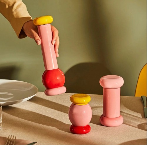 Alessi Values Tuz ve Karabiber Öğütücü Siyah