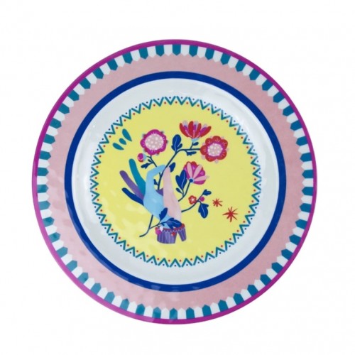 Baci Milano Mamma Mia 6'lı El Desenli Yemek Tabağı Seti 28 cm