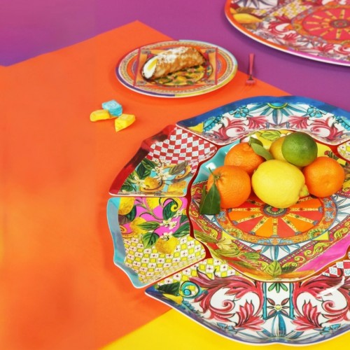 Baci Milano Ortigia 7 Parça Meze Tabağı 