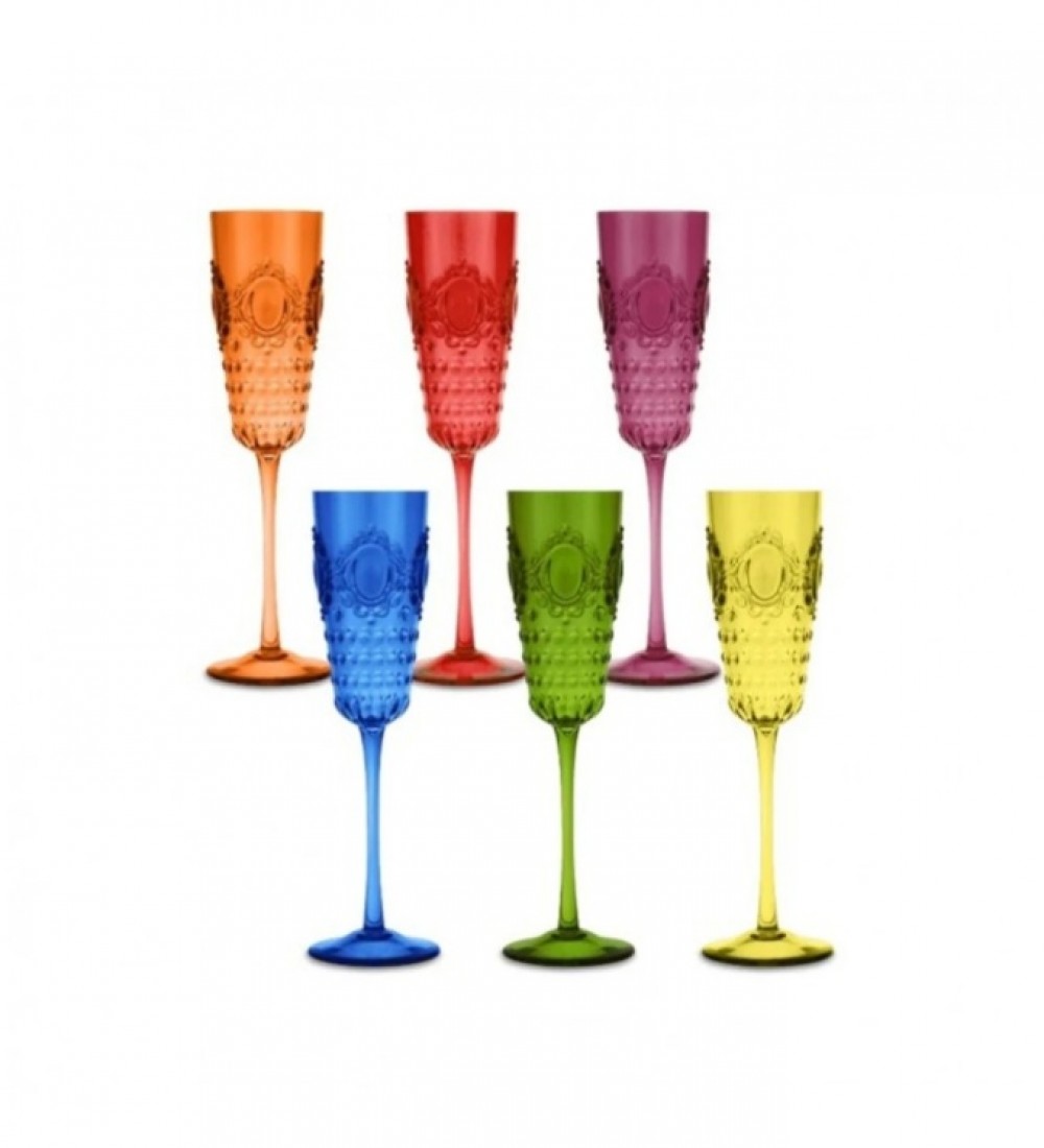 BACI MILANO ROCK BAROQUE 6LI FLÜT KADEH