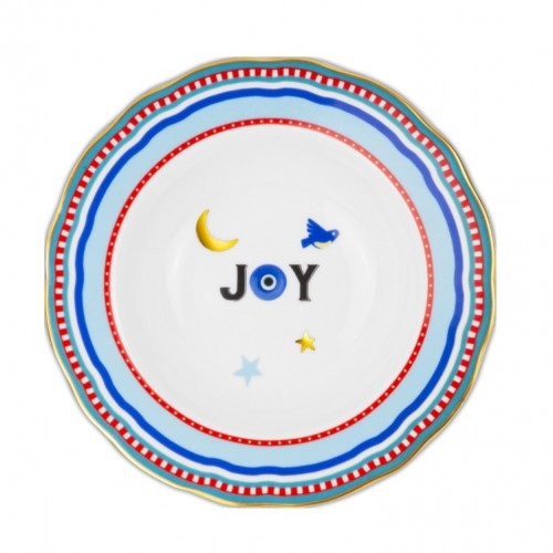 JOY YAZILI 22 CM PORSELEN ÇUKUR TABAK