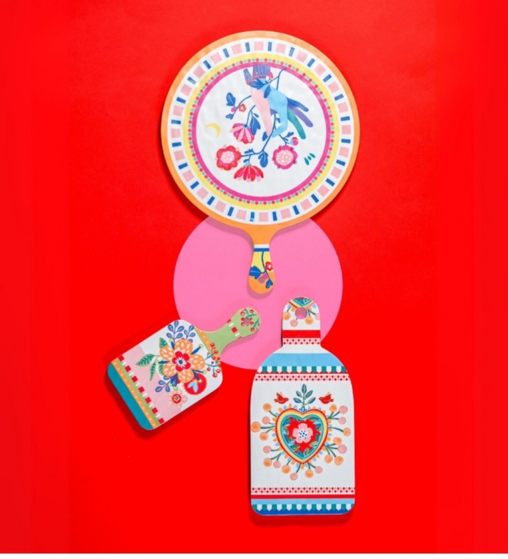 Baci Milano Mamma Mia El Desenli Kesme Tahtası 31,5 cm x 41,8 cm