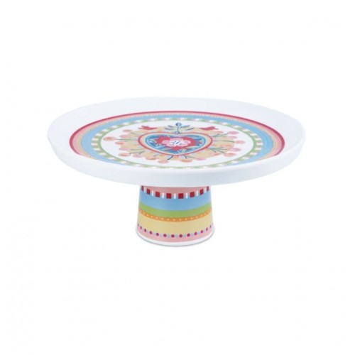 Baci Milano Mamma Mia Kalp Desenli Sunum Tabağı 21 cm x 7 cm