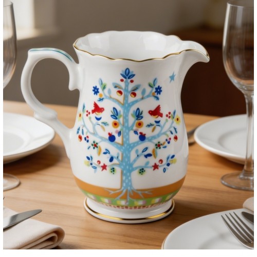 Baci Milano Mamma Mia Ağaç Desenli Sütlük 22 cm x 12,5 cm x 19 cm