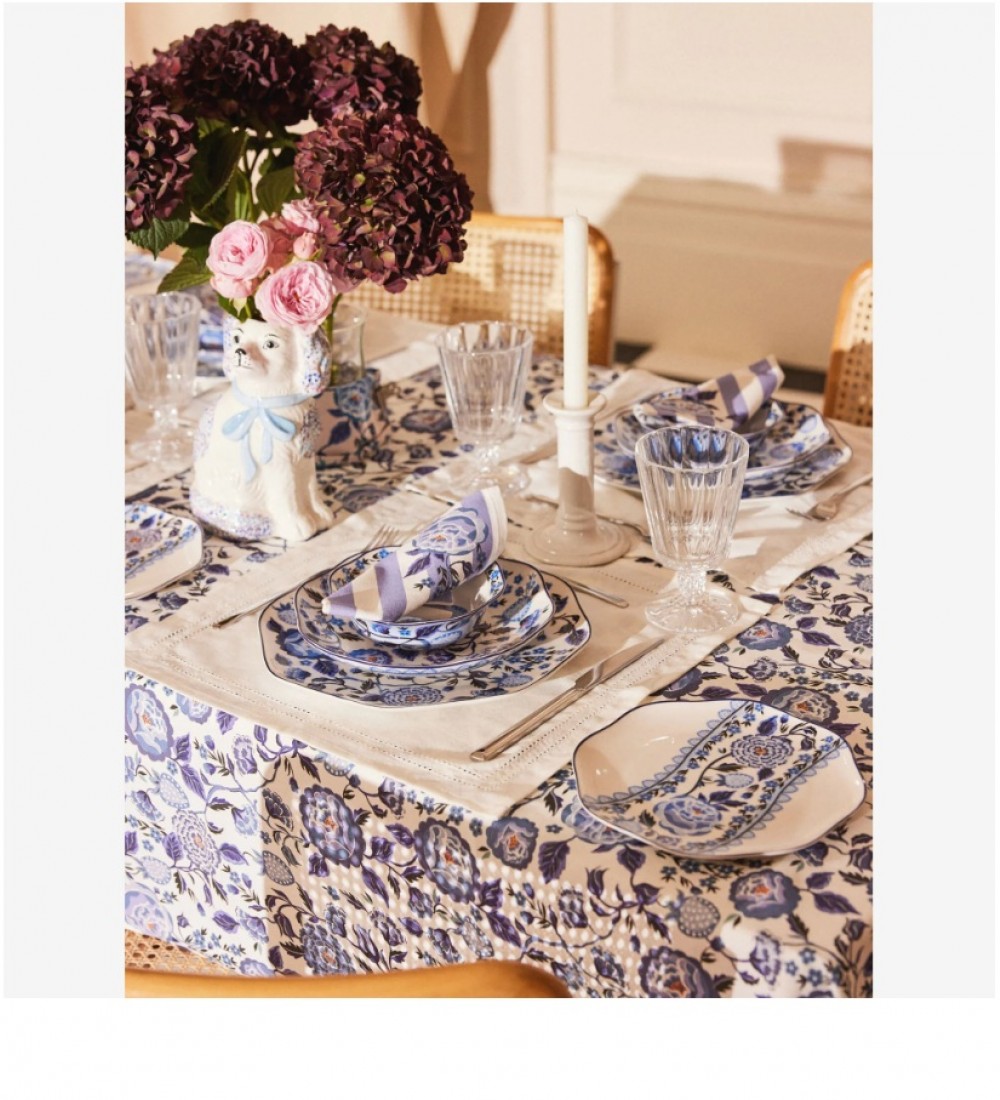 Cath Kidston Mavi Porselen Kahvaltı Tabağı 21 Cm CKSGSIDEPLATE