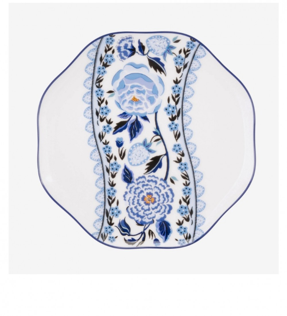 Cath Kidston Mavi Porselen Kahvaltı Tabağı 21 Cm CKSGSIDEPLATE