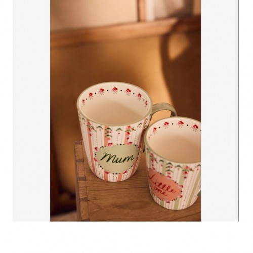 Cath Kidston Yeşil Porselen Kupa Seti 260 Ml- 375 Ml CKSPSTANMUG2