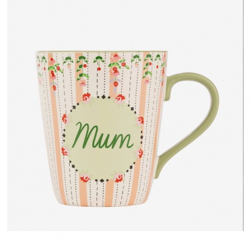 Cath Kidston Yeşil Porselen Kupa Seti 260 Ml- 375 Ml CKSPSTANMUG2