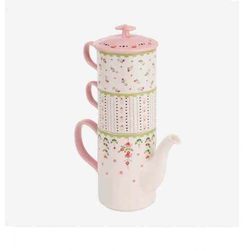 Cath Kidston Pembe Porselen Çay Fincan Seti 400 Ml CKSPTEAFORTWO