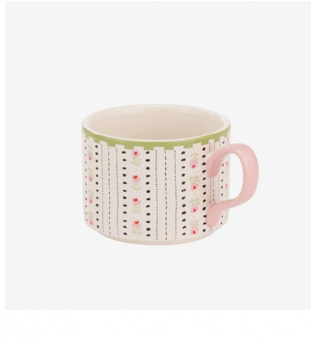 Cath Kidston Pembe Porselen Çay Fincan Seti 400 Ml CKSPTEAFORTWO