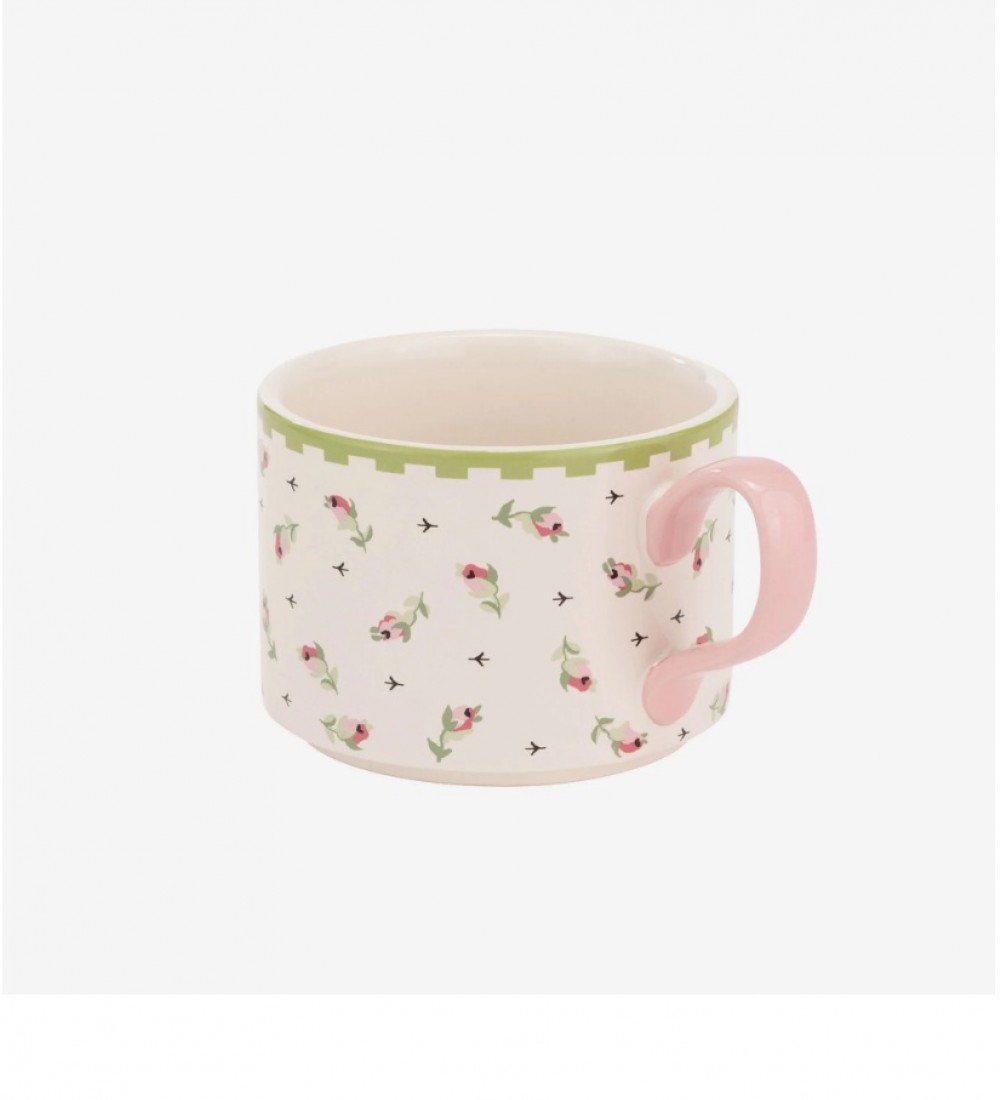 Cath Kidston Pembe Porselen Çay Fincan Seti 400 Ml CKSPTEAFORTWO