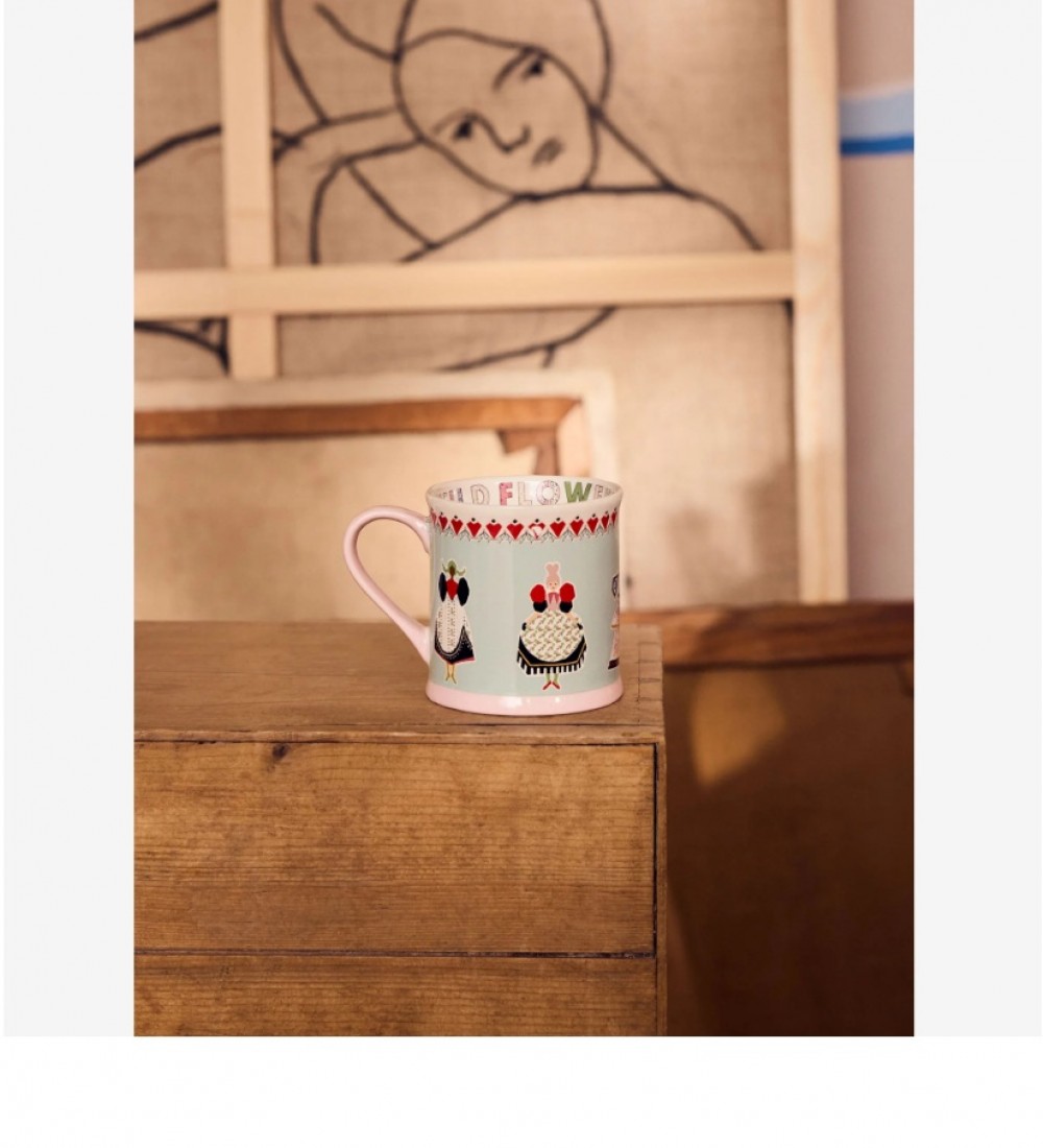 Cath Kidston Mavi Porselen Kupa 275 Ml CKWWMOLMUG