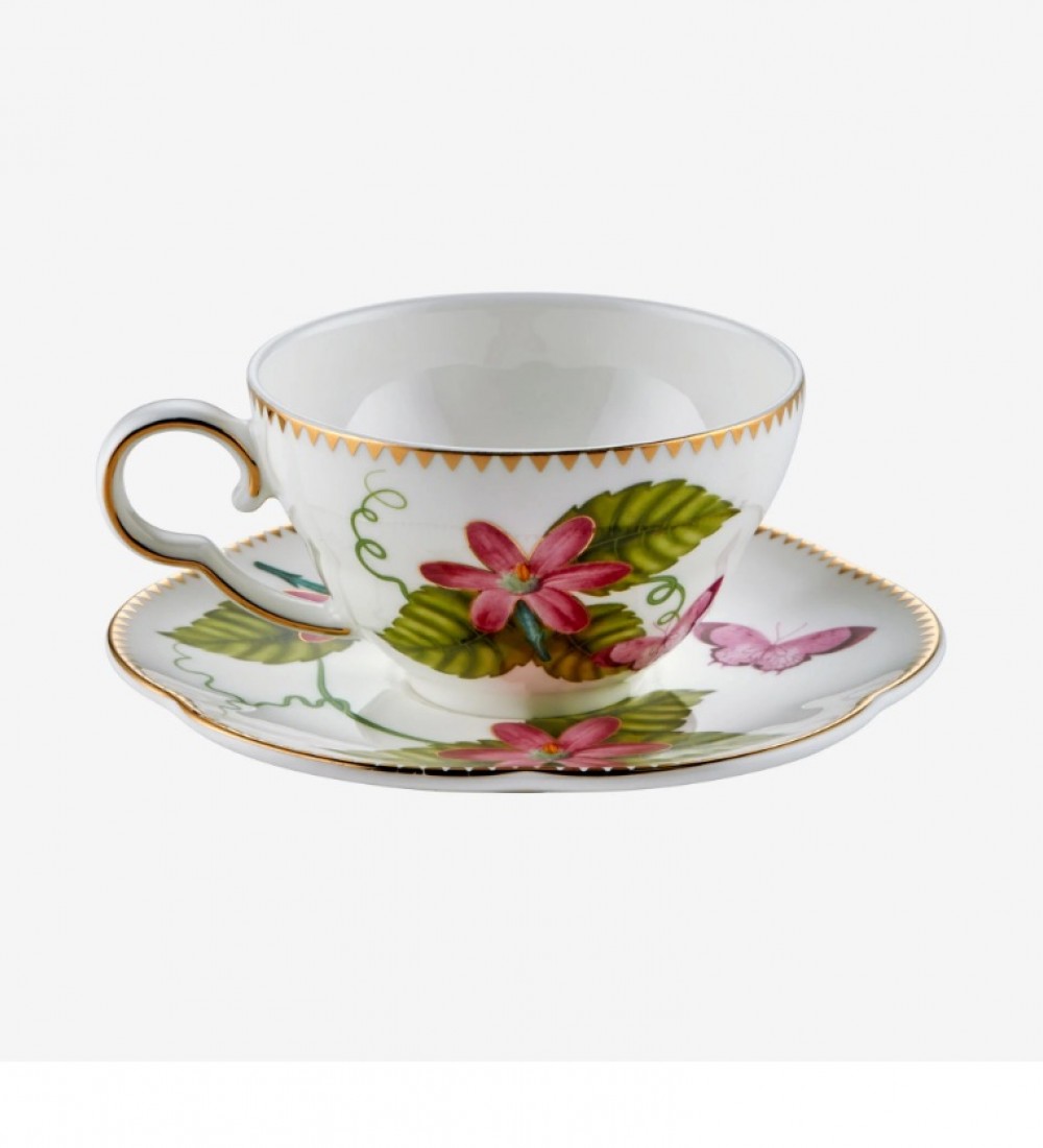 Pembe Porselen Kahve Fincan Seti 80 Ml Collection by Chiara Alessi