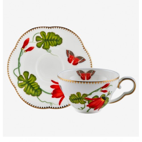 Kırmızı Porselen Kahve Fincan Seti 80 Ml Collection by Chiara Alessi