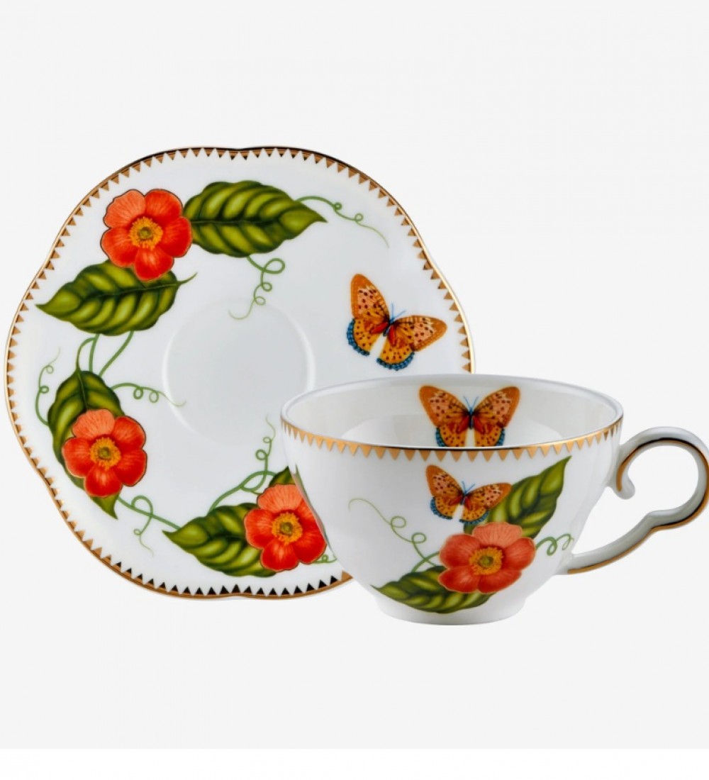 Turuncu Porselen Kahve Fincan Seti 80 Ml Collection by Chiara Alessi