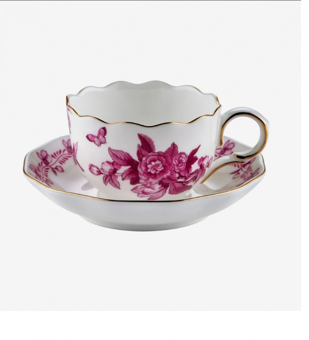 Pembe Porselen Kahve Fincan Seti 85 Ml Primavera Collection by Chiara Alessi