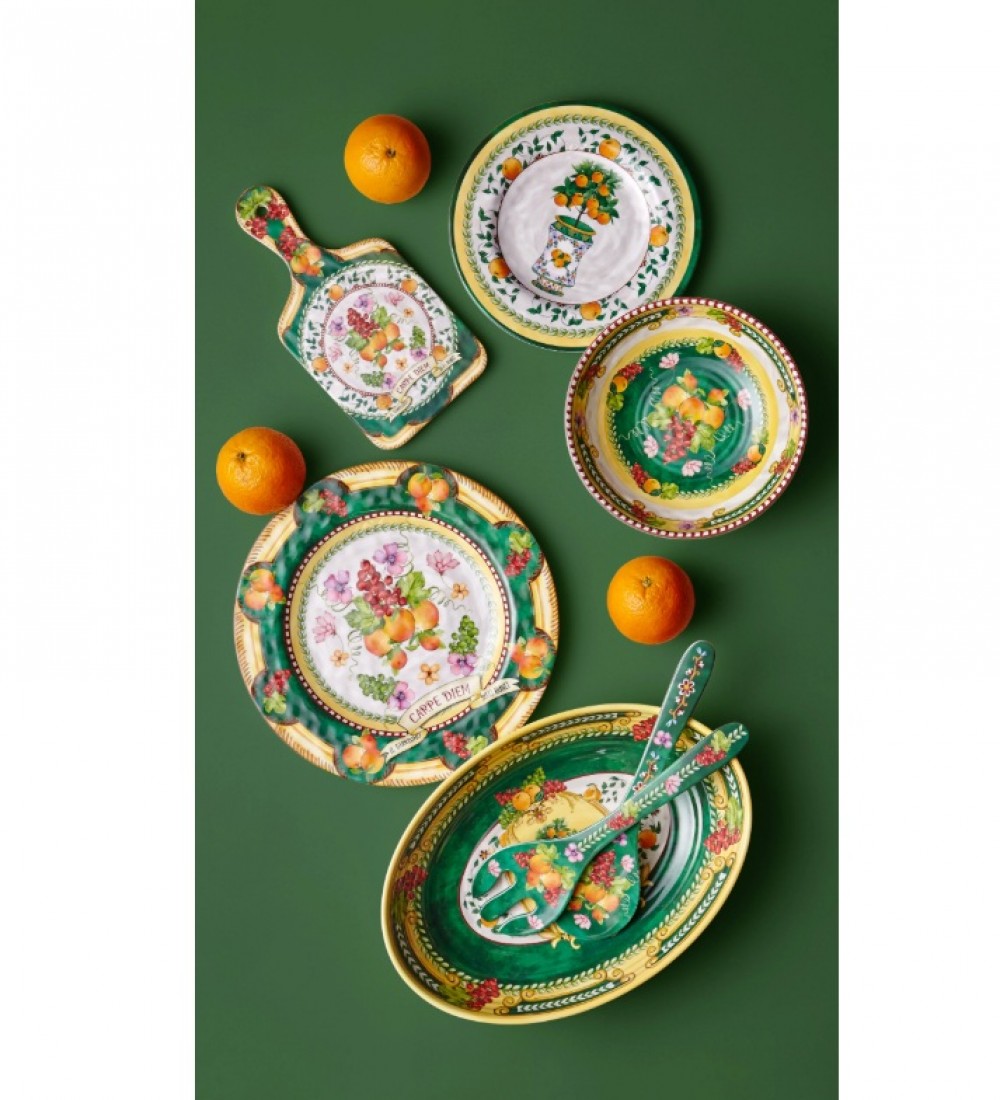 Chiara Alessi Sarı Melamin Kahvaltı Tabağı 21,5 Cm CAMCD1079GR2