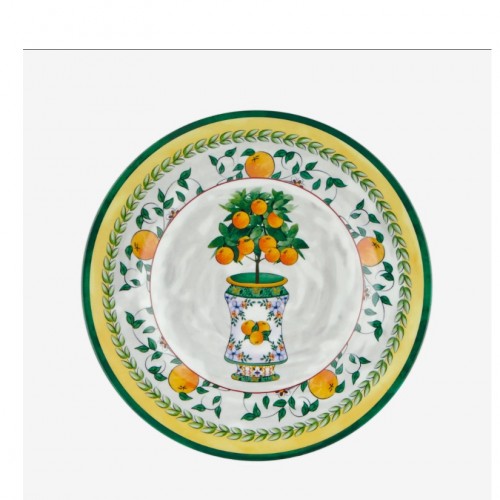 Chiara Alessi Yeşil Melamin Kahvaltı Tabağı 21,5 Cm CAMCD1079GR3