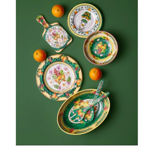 Chiara Alessi Yeşil Melamin Kahvaltı Tabağı 21,5 Cm CAMCD1079GR1