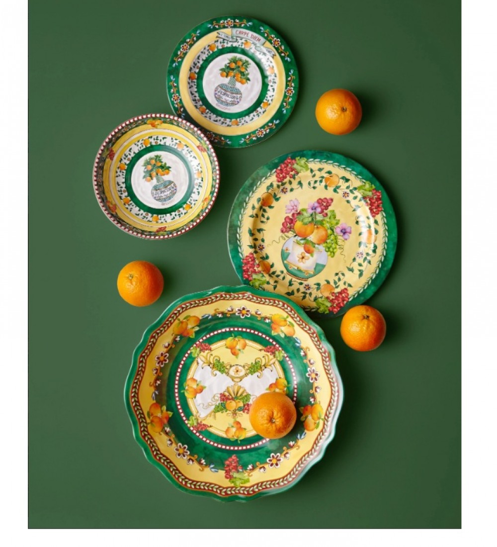 Chiara Alessi Sarı Melamin Yemek Tabağı 28 Cm CAMCD1080GR3