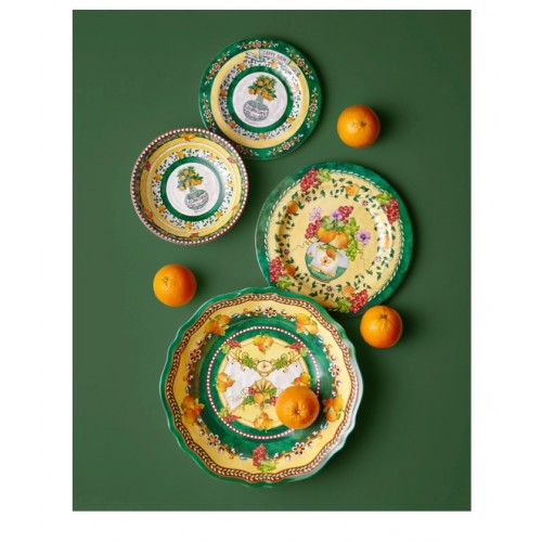 Chiara Alessi Yeşil Melamin Servis Kasesi 35 Cm CAMCD2084GR1