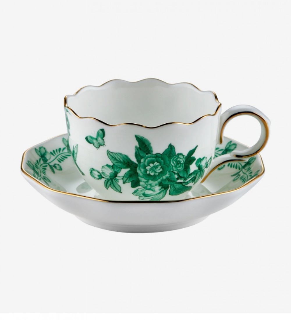 Chiara Alessi Yeşil Porselen Kahve Fincan Seti 100 Ml Primavera Collection CAPBC984GR2