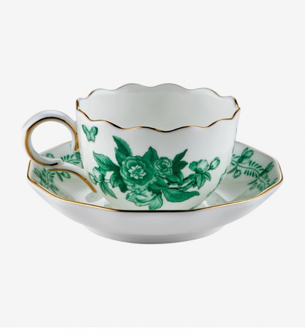 Chiara Alessi Yeşil Porselen Kahve Fincan Seti 100 Ml Primavera Collection CAPBC984GR2