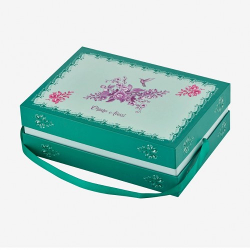 Chiara Alessi Yeşil Porselen Kahve Fincan Seti 100 Ml Primavera Collection CAPBC984GR2