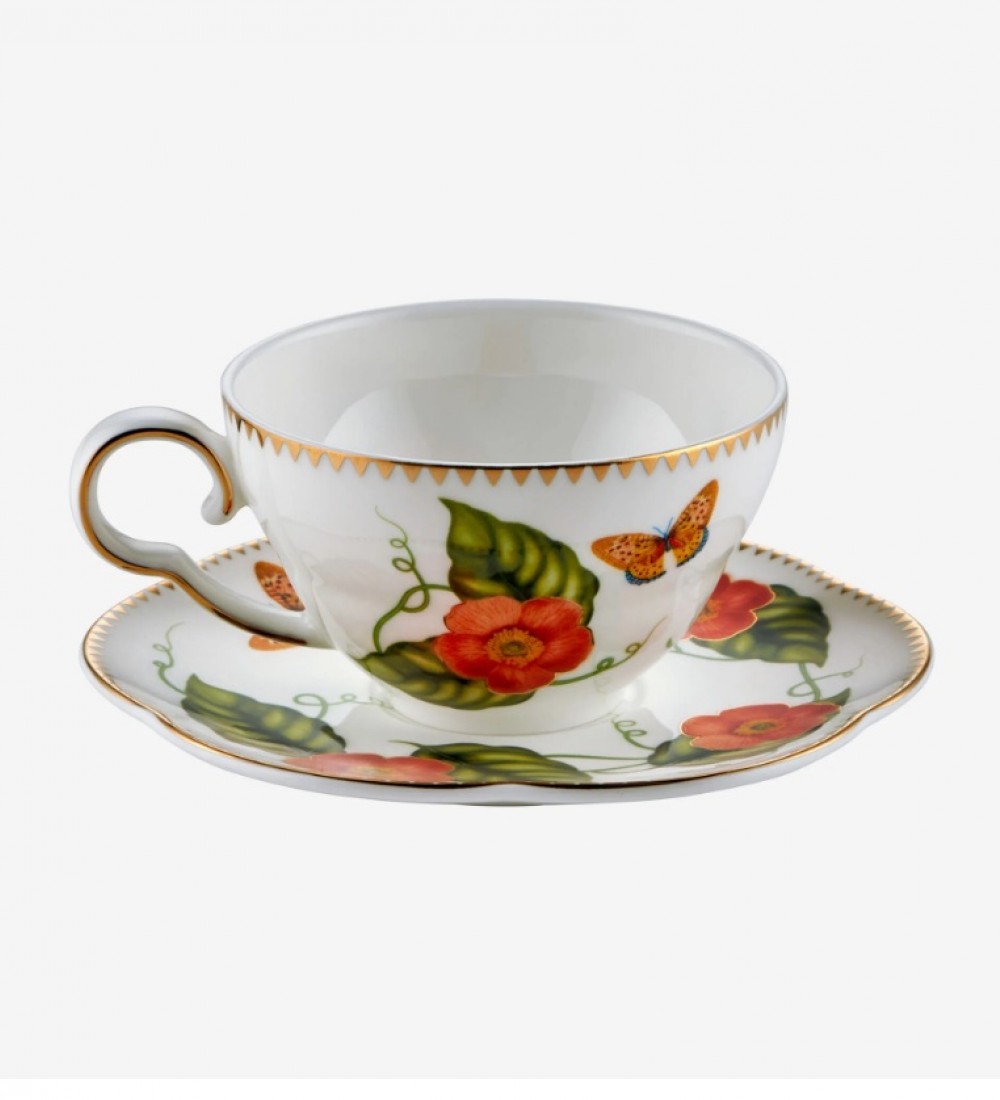 Turuncu Porselen Kahve Fincan Seti 80 Ml Collection by Chiara Alessi