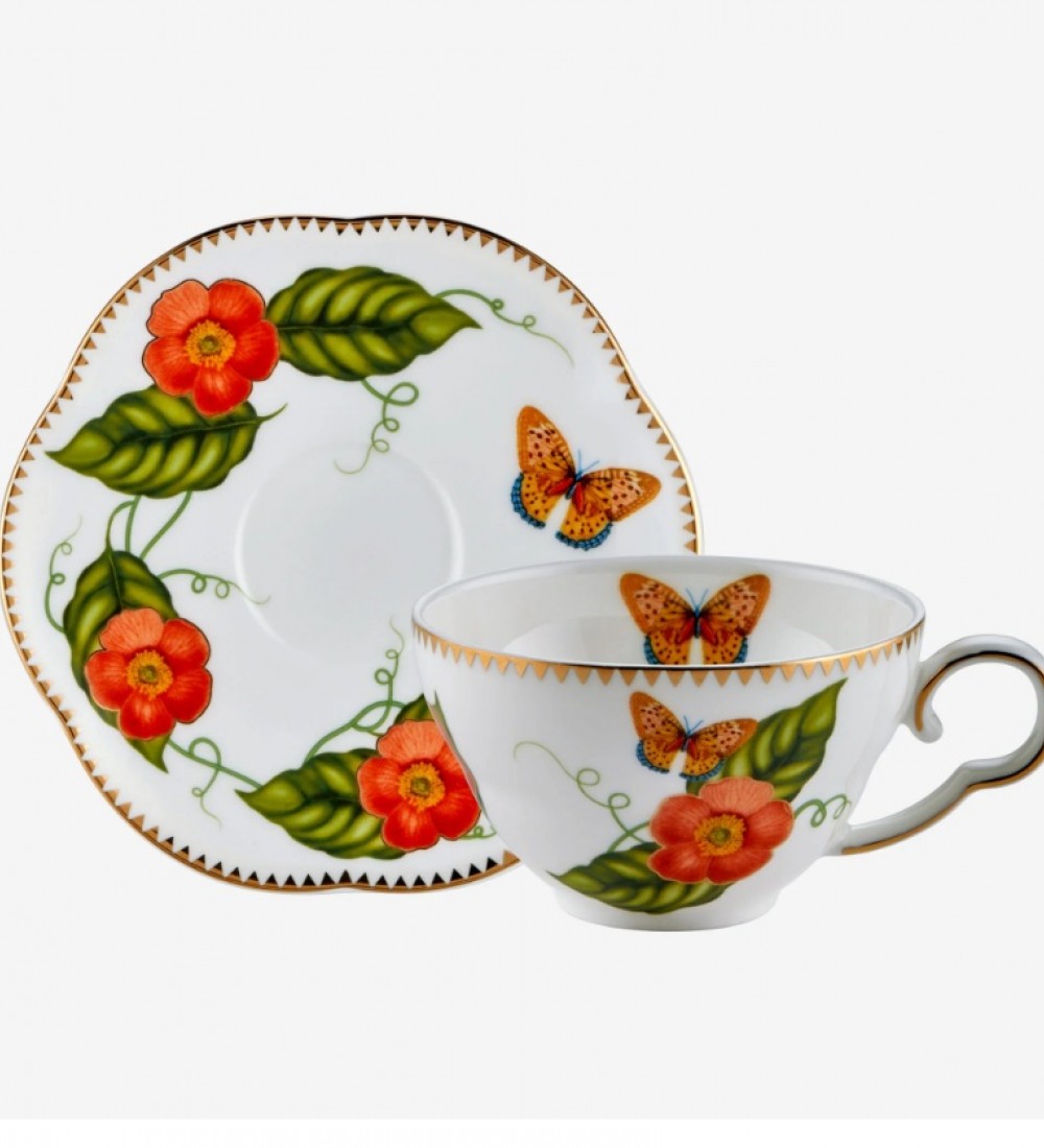 Turuncu Porselen Kahve Fincan Seti 80 Ml Collection by Chiara Alessi