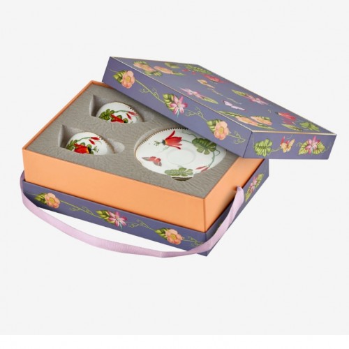Kırmızı Porselen Kahve Fincan Seti 80 Ml Collection by Chiara Alessi