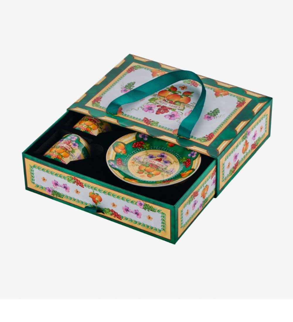 Chiara Alessi Yeşil Porselen Kahve Fincan Seti 100 Ml CAPCDF2ECGR2
