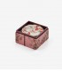 Chiara Alessi Beyaz Porselen Lokumluk 8,4X1,6 Cm CAPSLSSWH