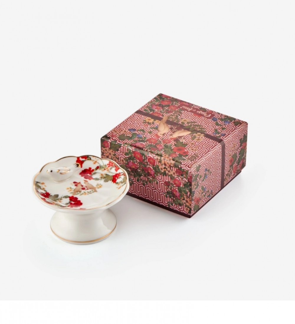 Chiara Alessi Beyaz Porselen Lokumluk 8,4X1,6 Cm CAPSLSSWH