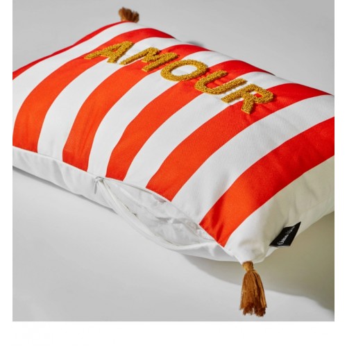 Chiara Alessi Kırmızı Polyester Dekoratif Yastık 35X50 Cm CATAM3550RD