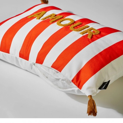 Chiara Alessi Kırmızı Polyester Dekoratif Yastık 35X50 Cm CATAM3550RD